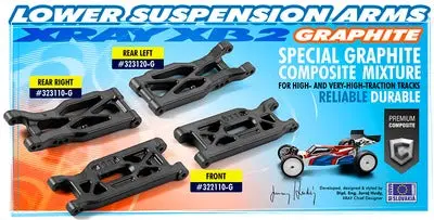 Composite Suspension Arm Rear Lower Right - Graphite 1