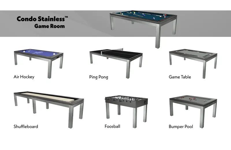 Condo Stainless Game Room 1
