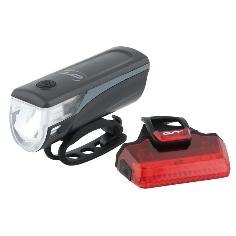Contec Akku-Led-Leuchtenset "Speed-Led Usb" Schwarz - Coolgrey 1