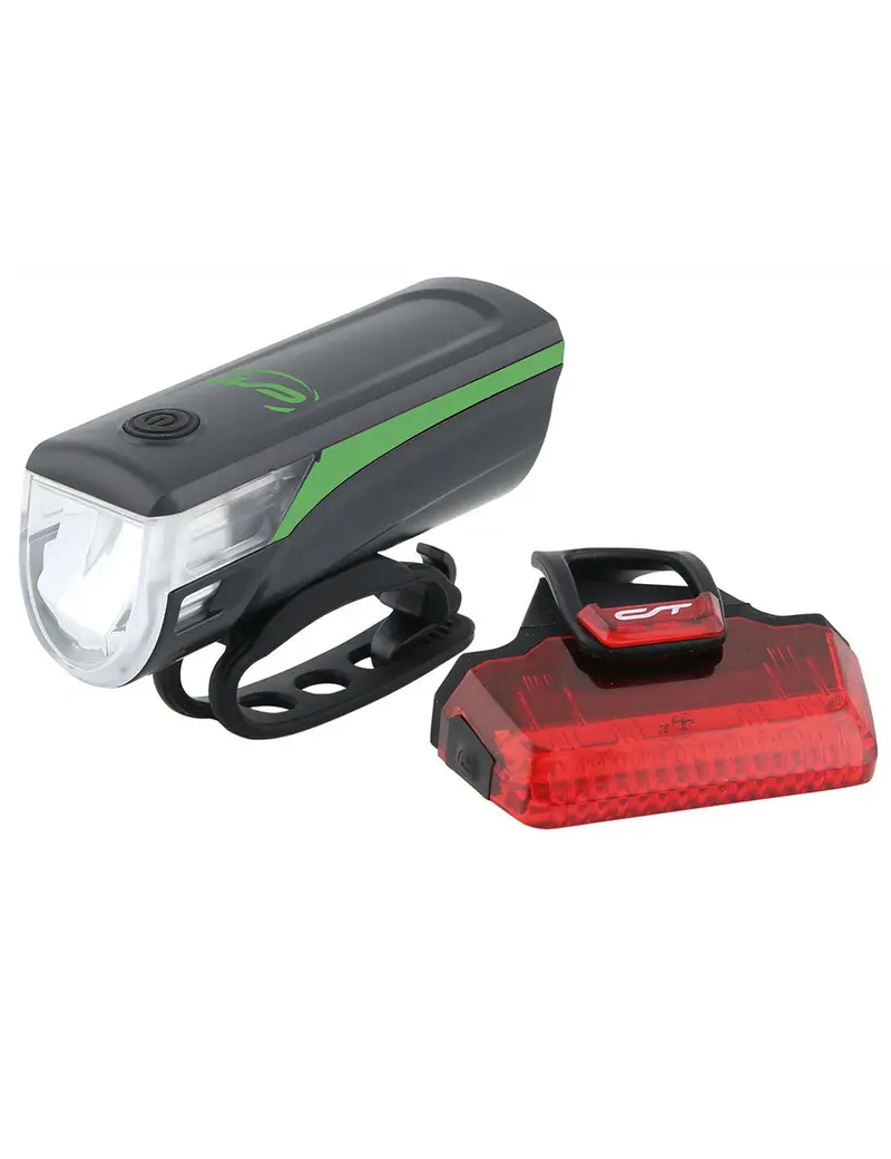 Contec Akku-Led-Leuchtenset "Speed-Led Usb" Schwarz - Neoyellow 1