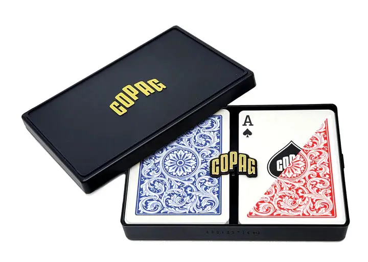 Copag Plastic Poker Deck Cards Red And Blue 1546 Series Standard Size 1