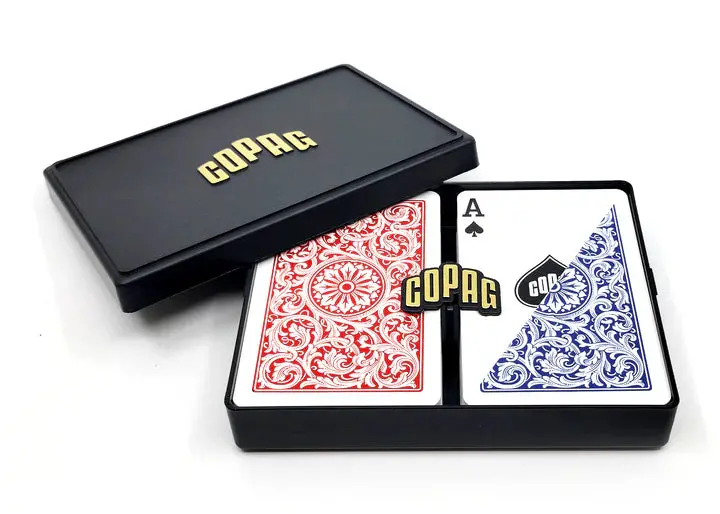 Copag Plastique Bridge Deckcards 1546 Regular Red And Blue 1