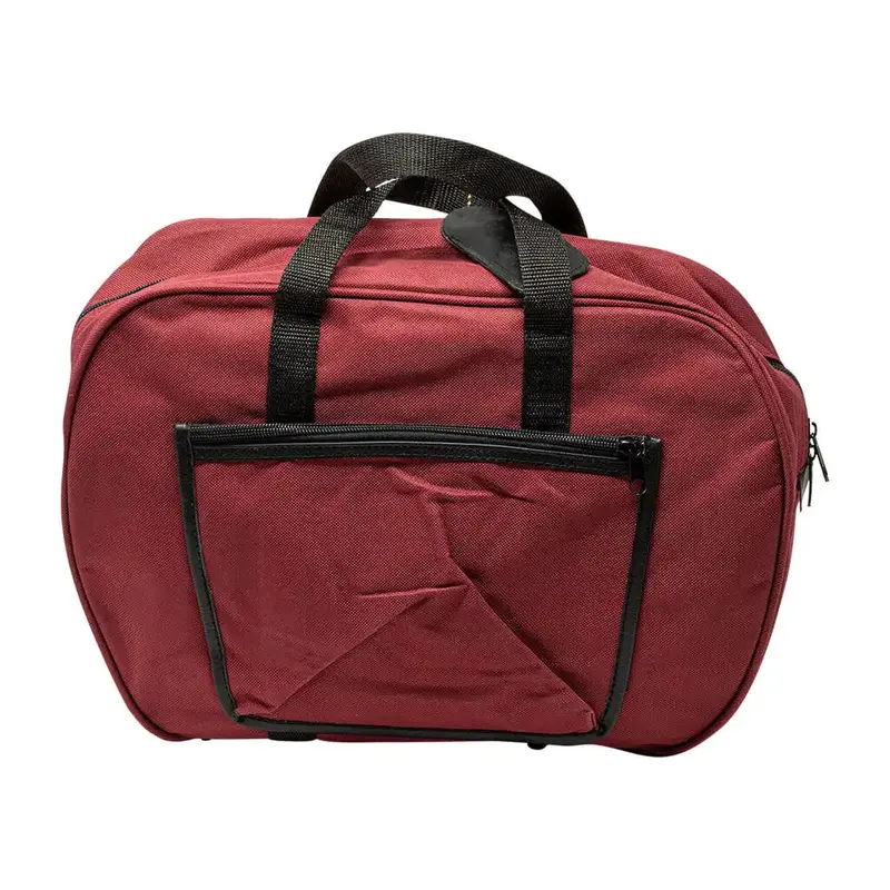 Cordura® 2 Small Balls/Shoes Bowling Bag - Burgundy 1