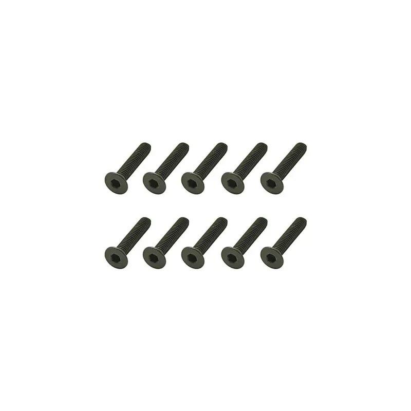 Core Rc Steel Countersunk Hex Screws, M3x15, Cr349 1
