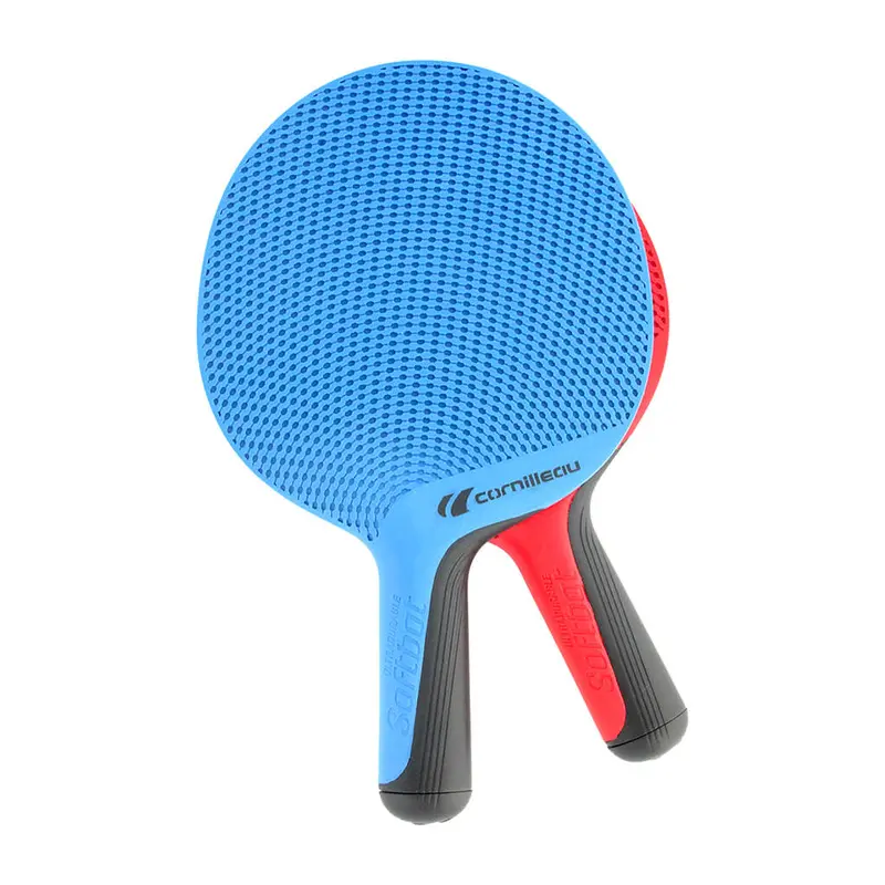 Cornilleau Softbat Duo Ping Pong Rackets - Red/Blue 2