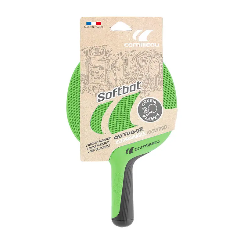 Cornilleau Softbat Ping Pong Racket - Green 1