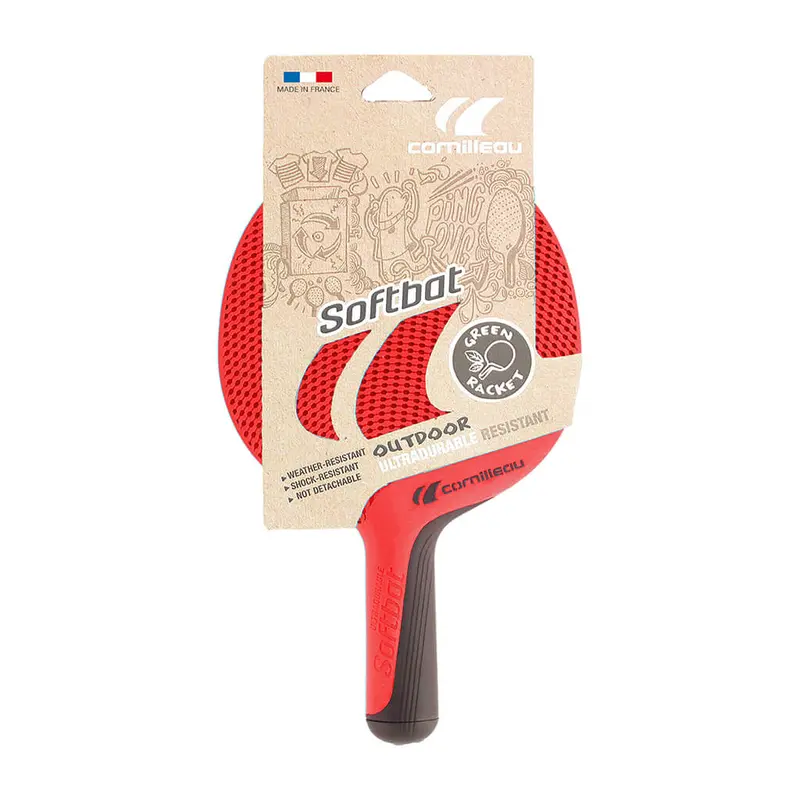 Cornilleau Softbat Ping Pong Racket - Red 1