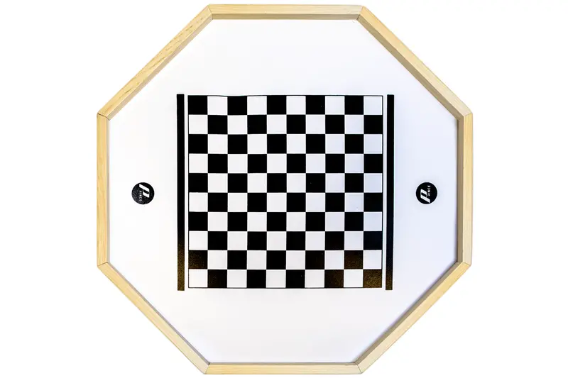 Crokinole Game And Checkerboard 2 In 1 2