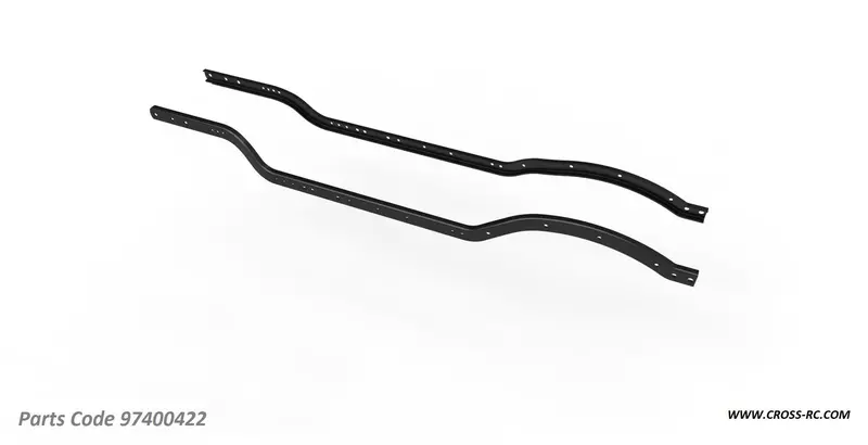 Cross Rc Chassis Rails, Black, Sg4, Sr4, 97400422 1