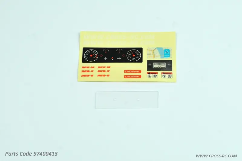 Cross Rc Panel Parts, Plastic, Decals, Sg4, 97400413 1