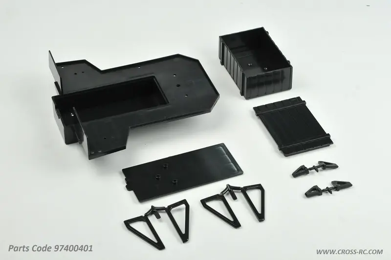 Cross Rc Truck Bed Set, Black, Sg4, 97400401 1