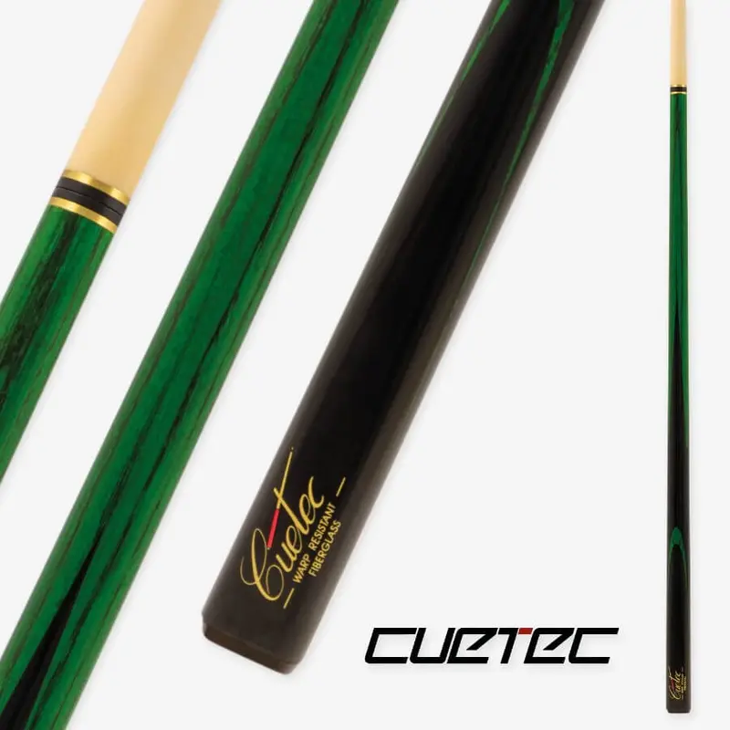 Cuetec Classic Pro Snooker Cue - Green Stained 1