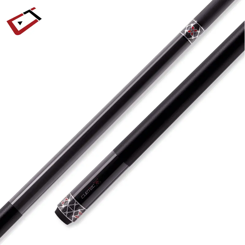 Cuetec Cynergy Pool Cue Black And Silver  X Raw  Perforated Poly Wrap 11.8Mm 19Oz 1