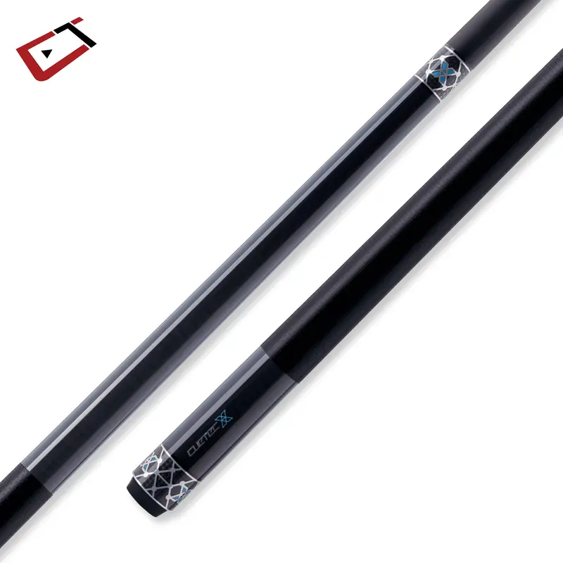 Cuetec Cynergy Pool Cue Navy And Silver X Lagoon Perforated Poly Wrap 11.8Mm 19Oz 1