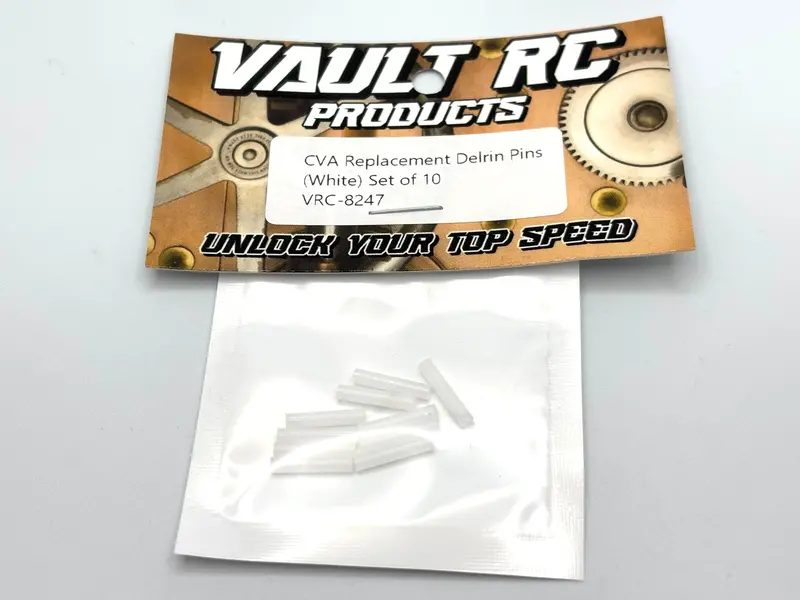Cva Replacement Delrin Pins (White) Set Of 10, Vrc-8247 1
