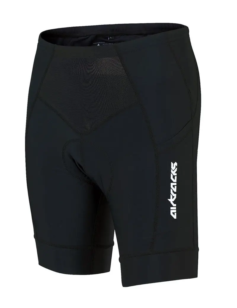 Damen Fahrradhose Kurz Radhose Pro Schwarz 1