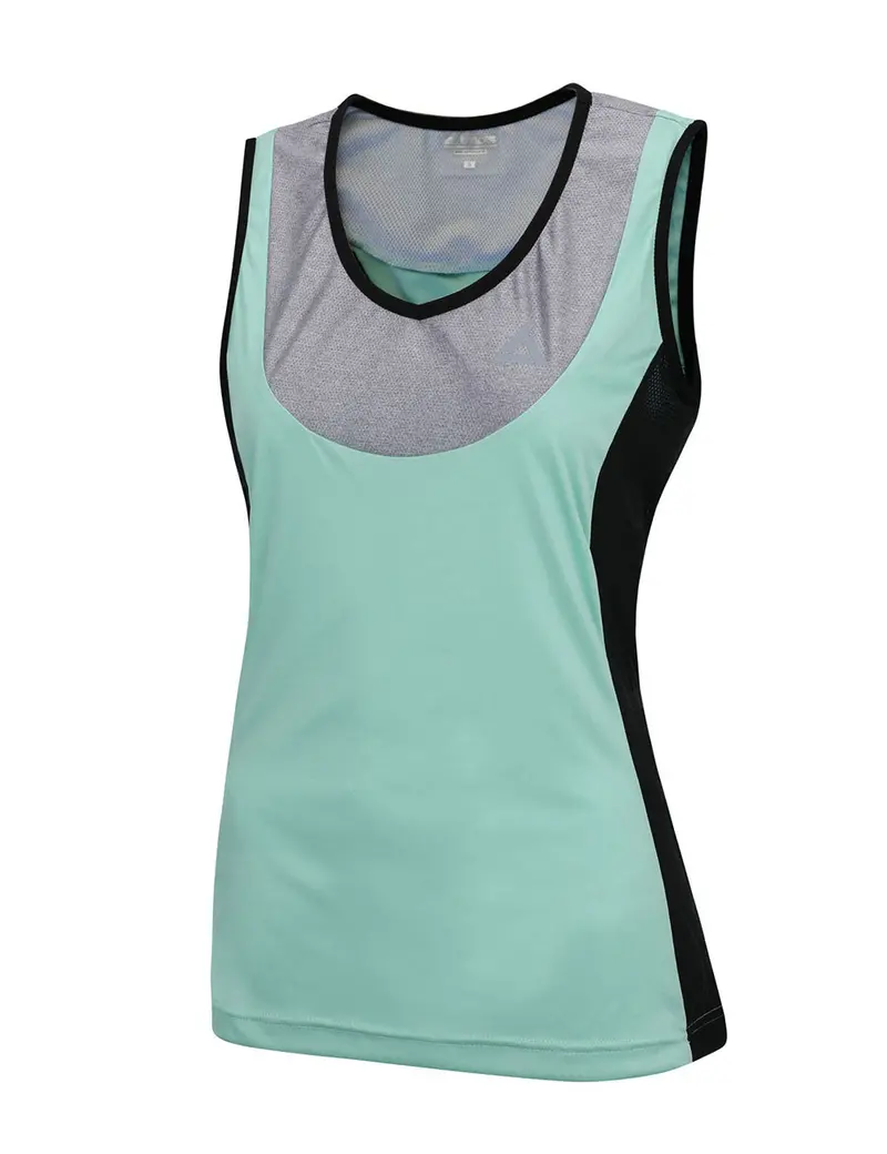 Damen Fahrradtrikot Ärmellos Comfort Line Blau Setprodukt 1