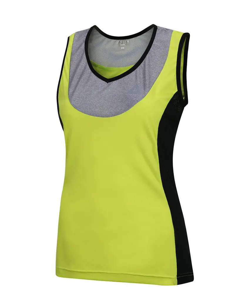 Damen Fahrradtrikot Ärmellos Comfort Line Neon Setprodukt 2