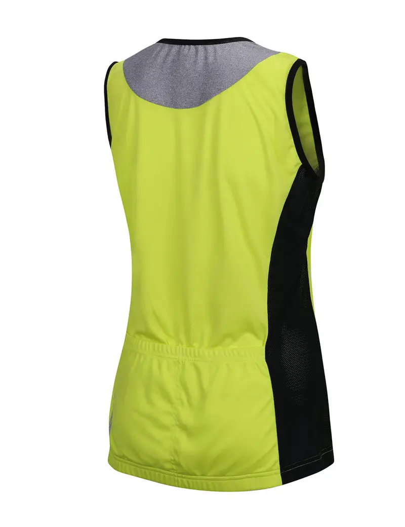 Damen Fahrradtrikot Ärmellos Comfort Line Neon Setprodukt 3