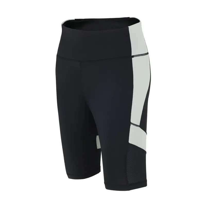 Damen Fitnesshose / Laufhose Kurz Schwarz-Grau Red Decoct Setprodukt 1