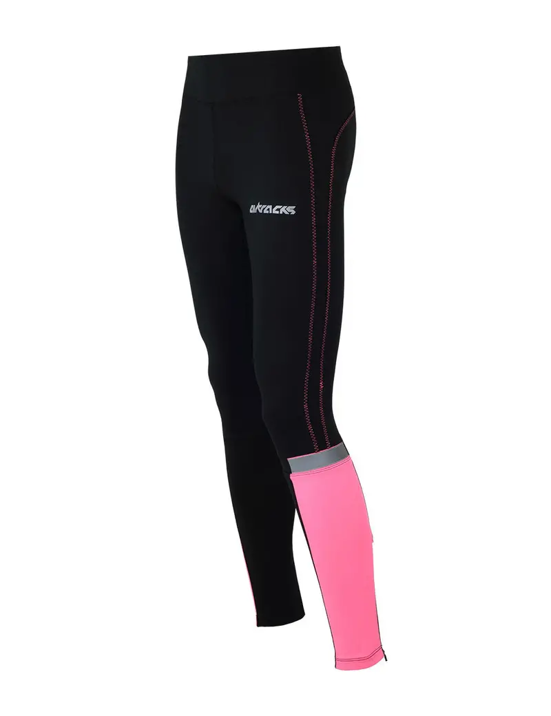 Damen Laufhose Tight Lang Pink Setprodukt 1