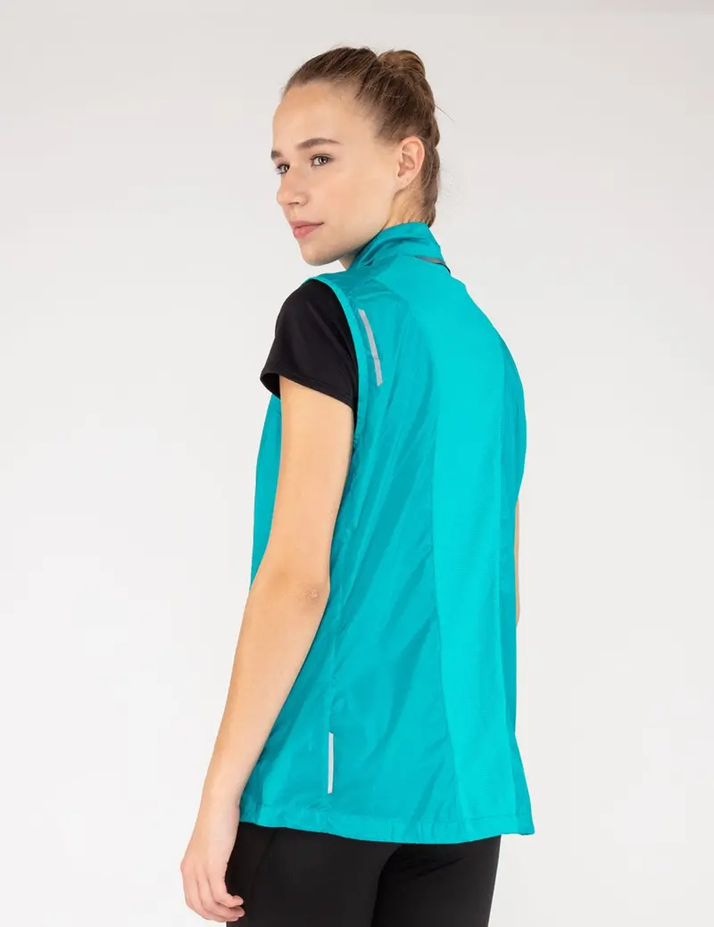 Damen Leichte Windweste Fahrradweste - Laufweste Pro Line Blau 4