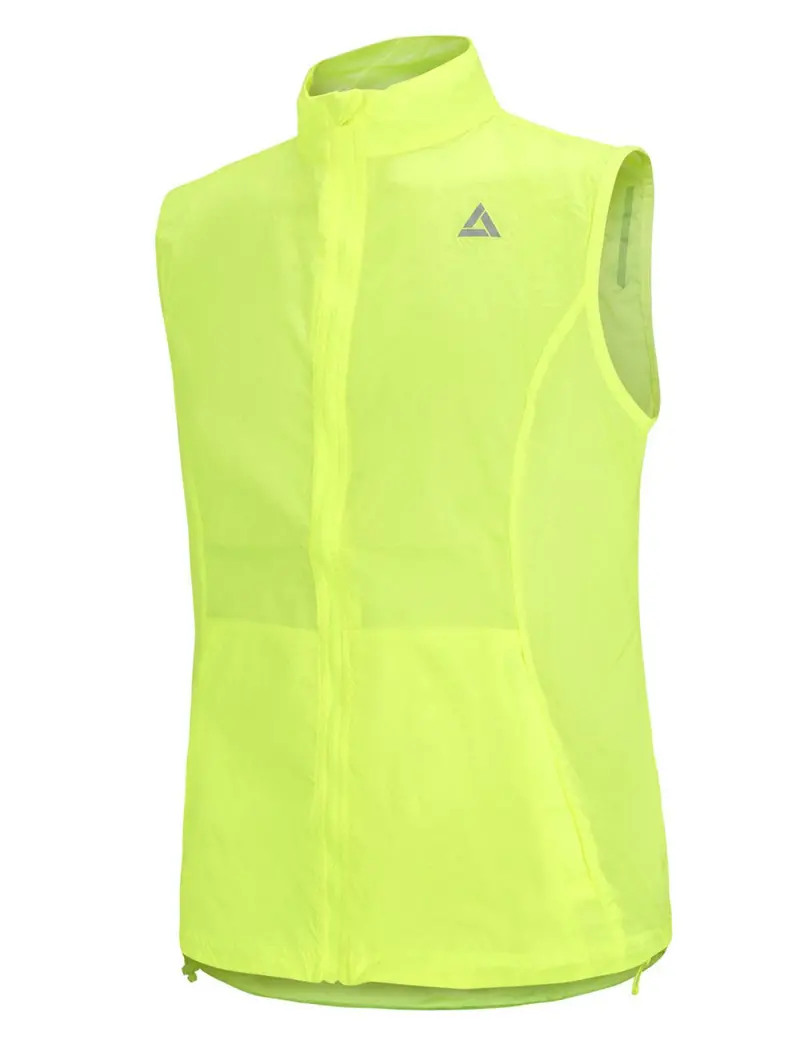 Damen Leichte Windweste Fahrradweste - Laufweste Pro Line Neon 1