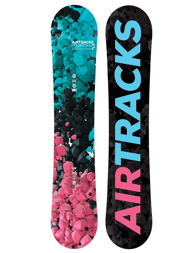 Damen Snowboard Polygonal Hybrid Rocker 1