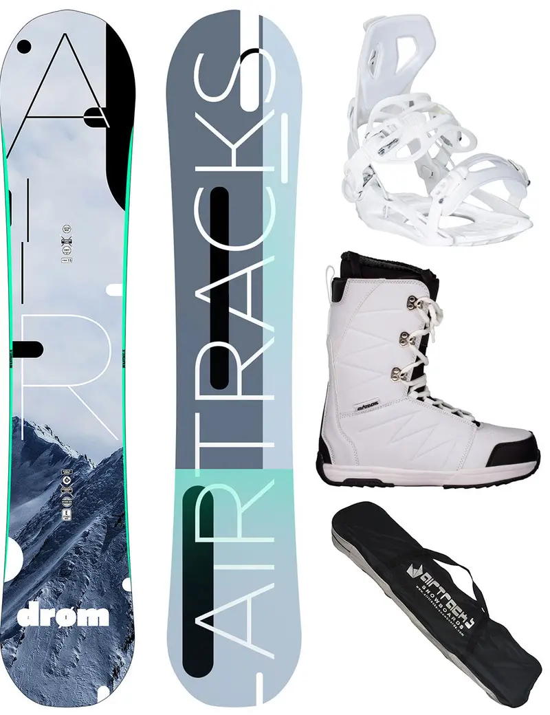 Damen Snowboard Set Drom + Bindung Master Me + Boots Star + Sb Bag 1