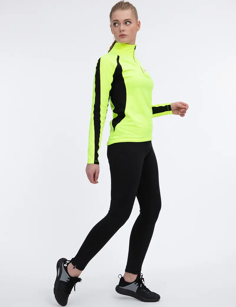 Damen Thermo Fahrradhose Lang Schwarz Setprodukt 1