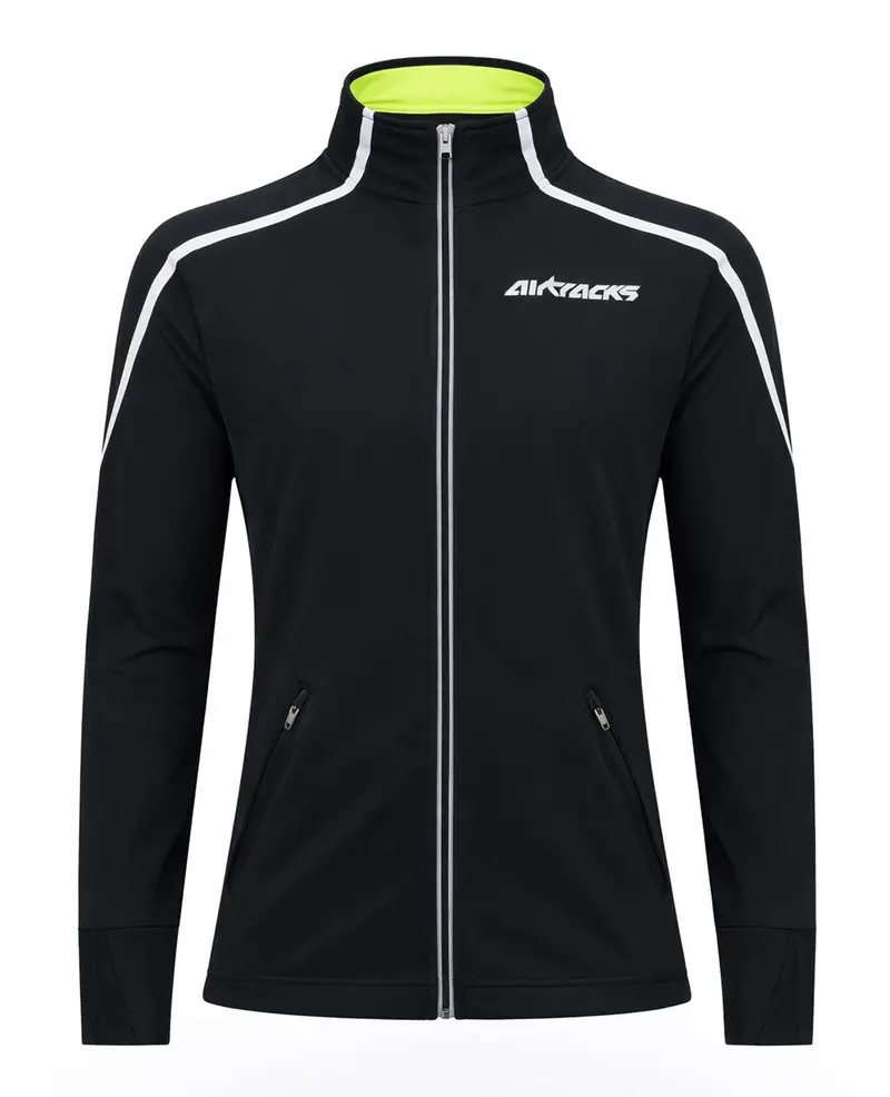 Damen Thermo Fahrradjacke - Laufjacke Air Tech Schwarz 1