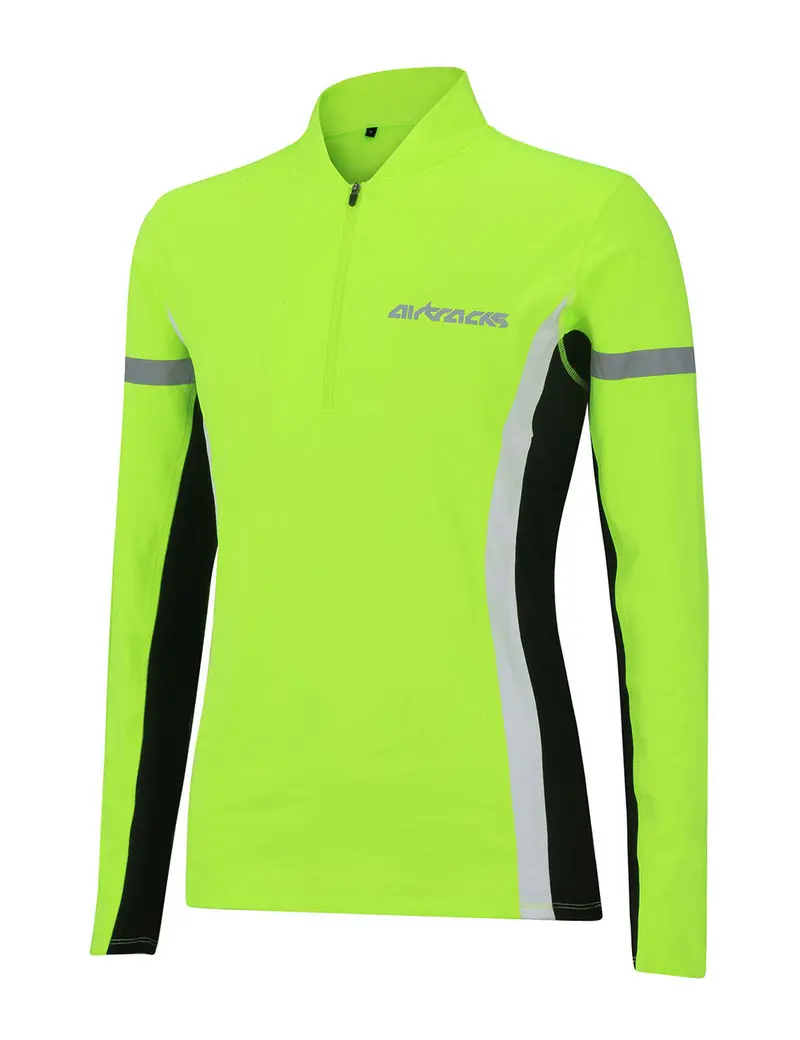 Damen Thermo Funktions Laufshirt Langarm Neon Setprodukt 1
