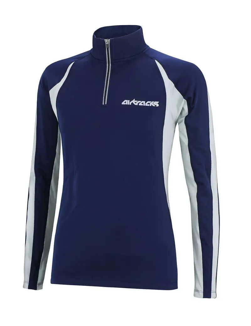 Damen Thermo Funktions Laufshirt Langarm Pro Blau Setprodukt 1
