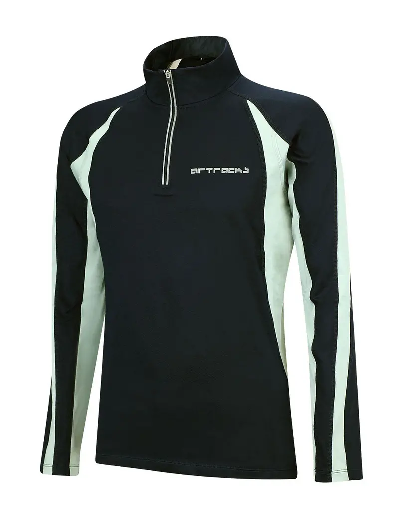 Damen Thermo Funktions Laufshirt Langarm Pro Schwarz Setprodukt 1