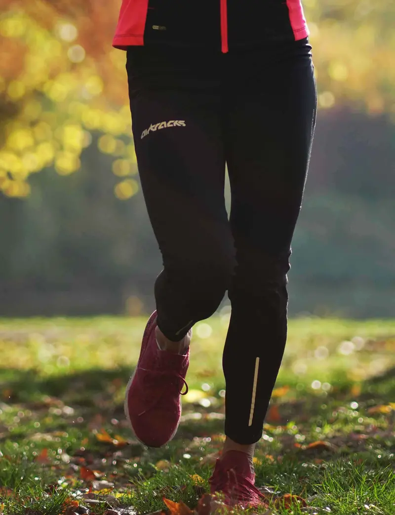 Damen Thermo Laufhose Lang Pro Line Schwarz Setprodukt 3