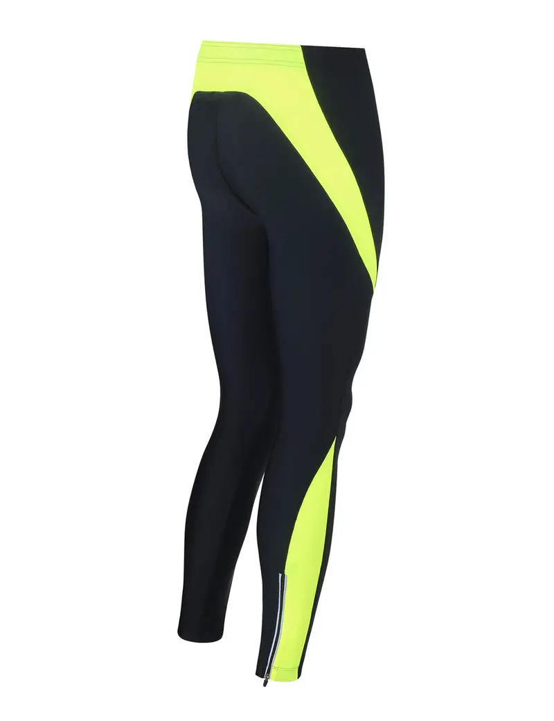 Damen Thermo Laufhose Lang Pro Schwarz-Neon Setprodukt 5