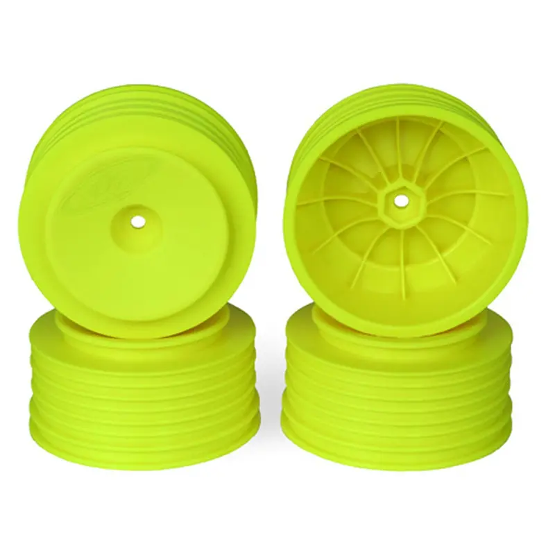 De Racing Speedline Plus Short Course Wheels, Yellow, Der-Ps4-Uy 1