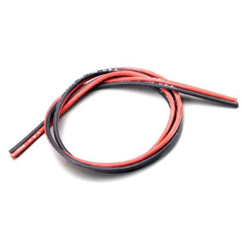 Deans 2' Red/Black 16Ga Wire, 1480 1