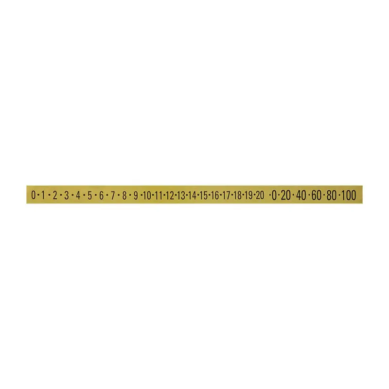 Decal Gold/Black 23" 0-20/20-100 1