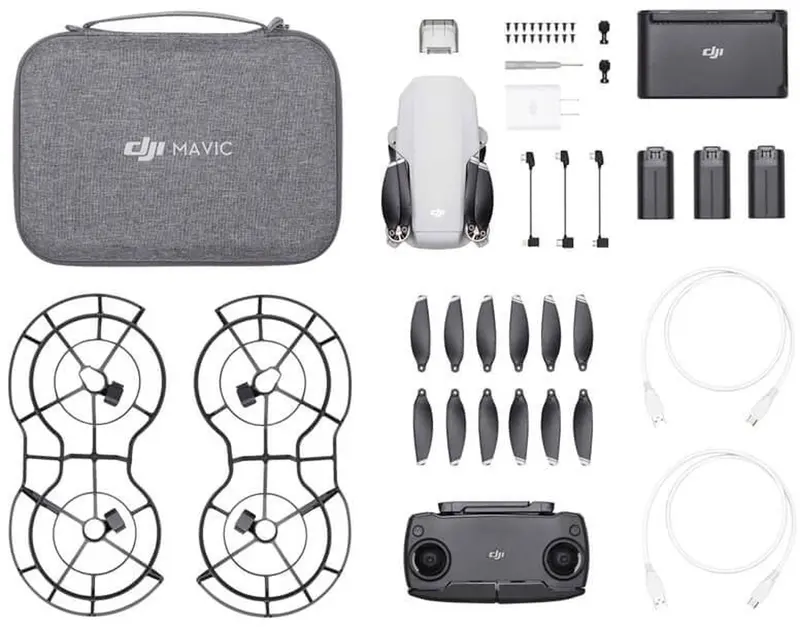 Dji Mavic Mini Drone, Fly More Combo, 2.7K Camera, Cp.Ma.000001230.01 1