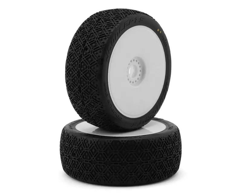 Double Bar - Pre-Mounted 8Th Scale Buggy Tires, Jco-4111 1