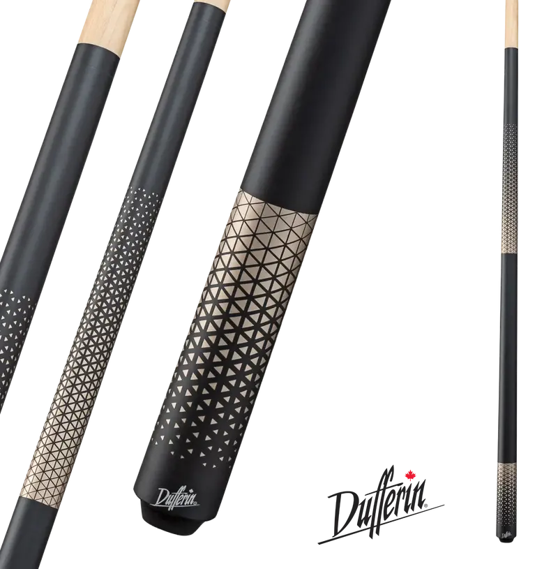Dufferin Pool Cue Black And Beige D-348 19Oz 13Mm 1