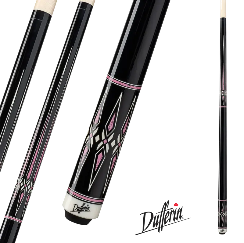 Dufferin Pool Cue Black And Pink D-491 19Oz 13Mm 1