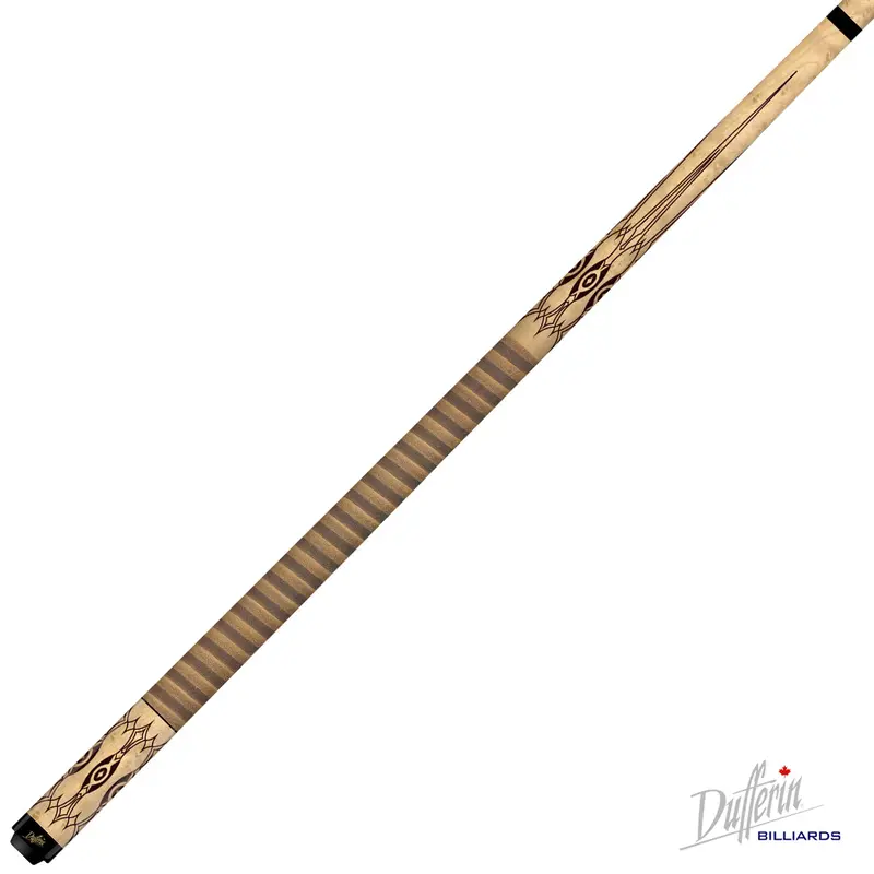 Dufferine Pool Cue Rebel Laser Etch Series D580 – Dual Toned Leather  Grip 1