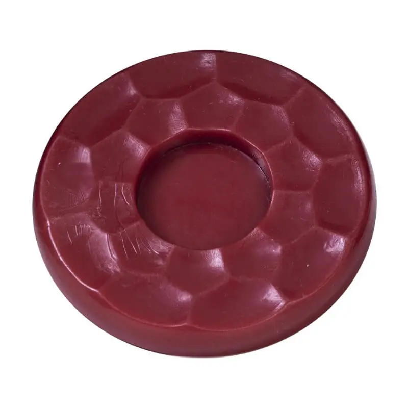 Durable Shuffleboard Puck Cap In Classic Red 1