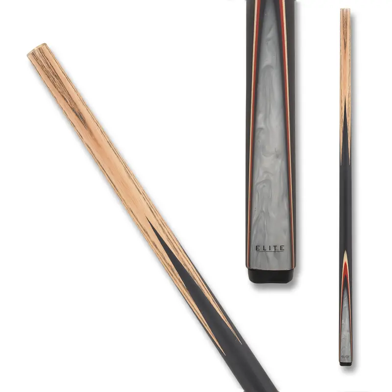 Elite Elsnk13 Snooker Cue No Wrap Wood And Black And Red 10Mm 18Oz 1