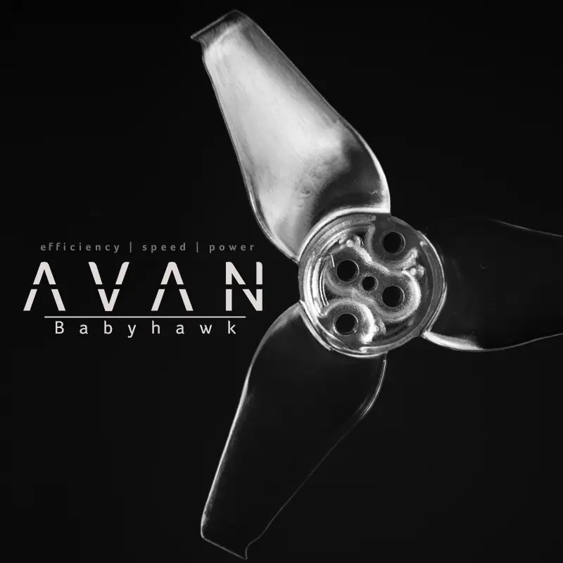 Emax Avan Babyhawk Propeller, Clear, 23-Clear 1