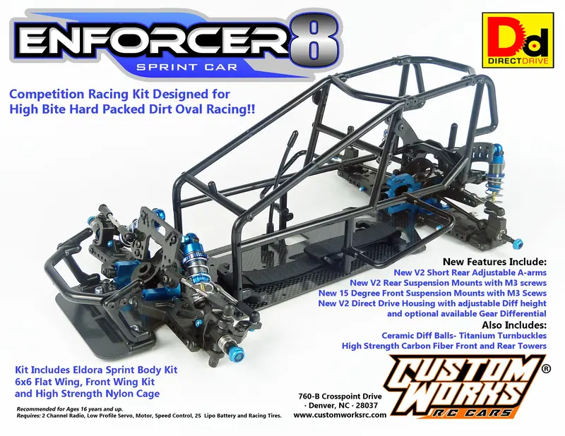 Enforcer 8 Direct Drive Sprint Car Kit Cw-0971 1