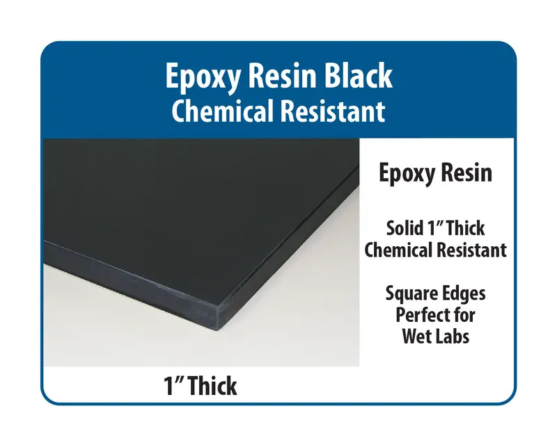 Ergo-Line Base Bench With 1" Black Epoxy Resin Surface 1