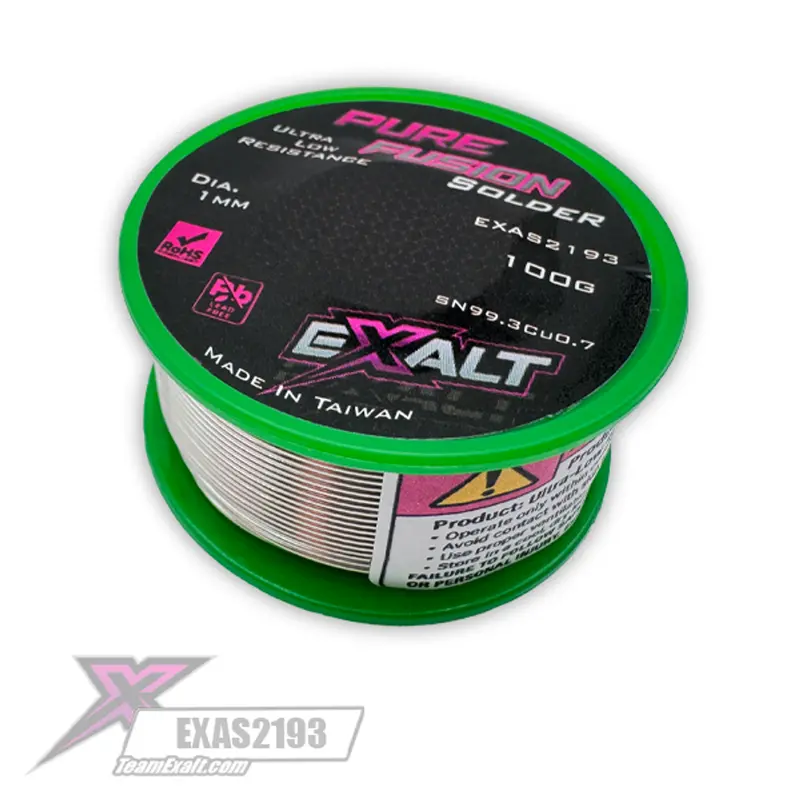 Exalt Purefusion Ultra-Low "Ir" Solder 100G Roll, Exas2193 1